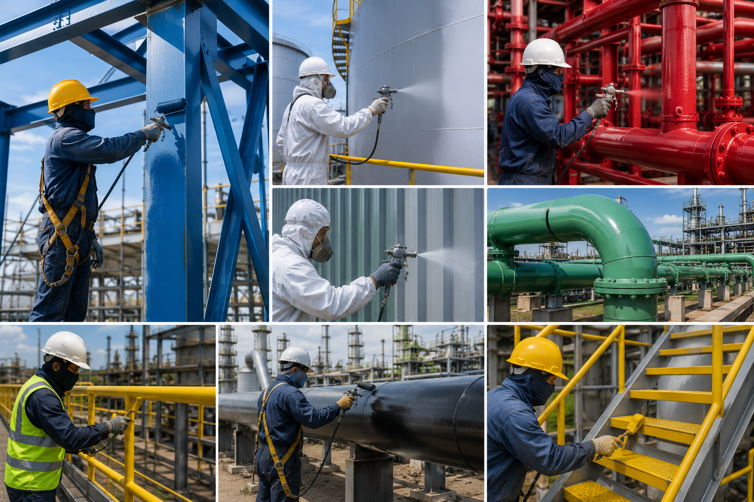 Structure & Pipe Line Painting